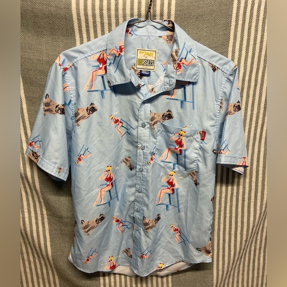 RSVLTS x THE SANDLOT "WENDY PEFFERCORN AND THE BEAST" Button Down Size Small‎